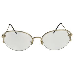 Cartier 135 Gold Paris France Tortoise Eyeglasses Frames Vision Glasses NEW